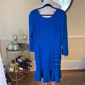 NWT Talbots Size 14 Lined Blue Dress